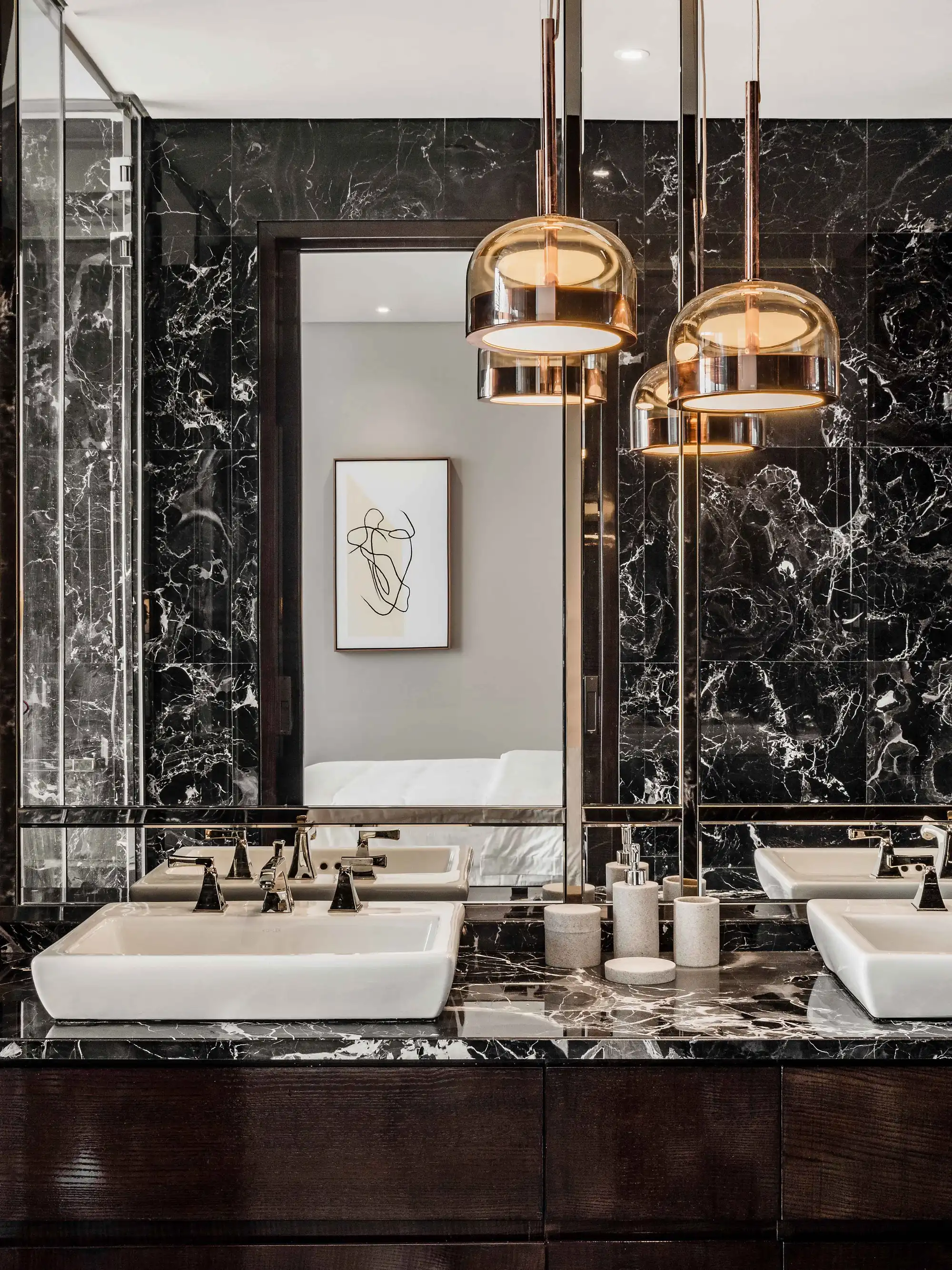 Finished detail at Four Seasons Private Residences, Kuala Lumpur — supervised delivery by Blaine Robert Design