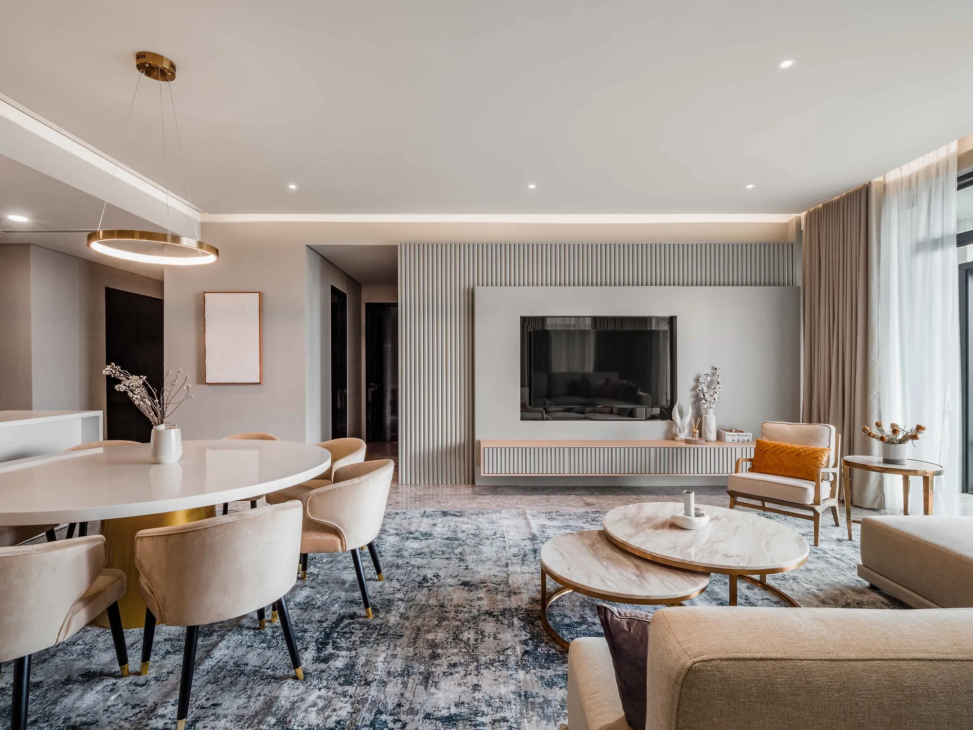 Four Seasons Residences, KLCC, Kuala Lumpur — branded residence interior by Blaine Robert Design