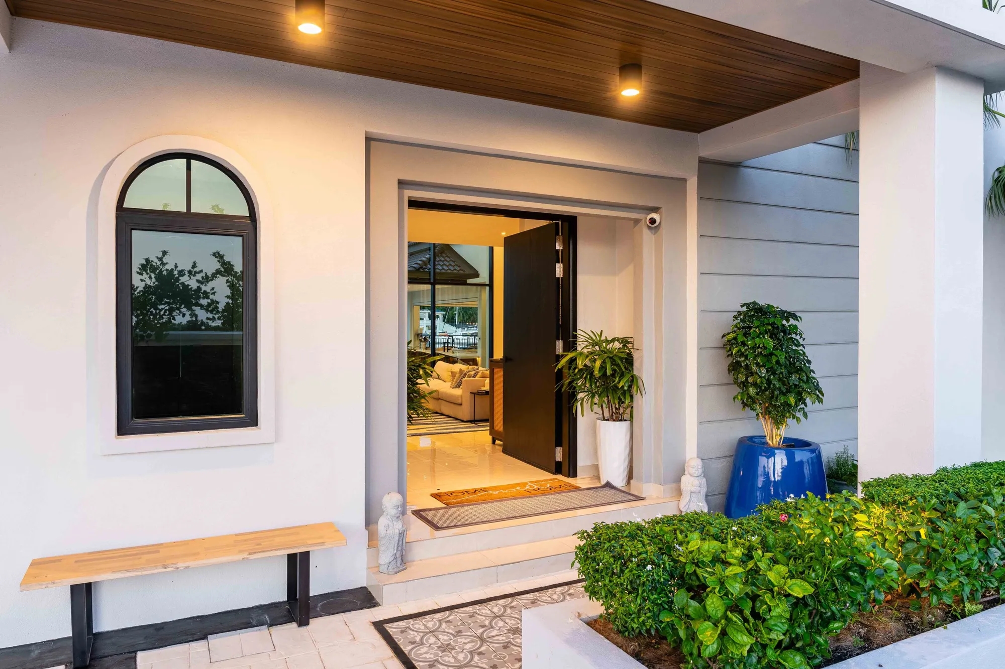 Quayside Villa, Port Dickson, Malaysia — waterfront villa interior by Blaine Robert Design